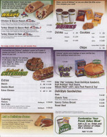 Subway Sandwiches Salads menu