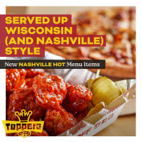 Toppers Pizza food