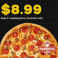 Toppers Pizza food