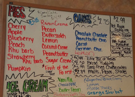 Shaffer's menu