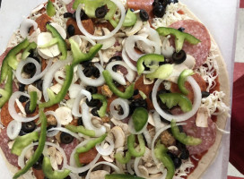 You-be's U-bake Pizza food