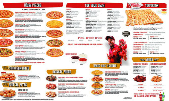 Toppers Pizza menu