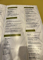 Under The Oak Cafe menu