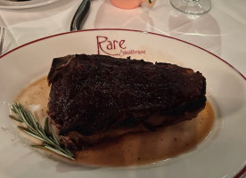 Rare Steakhouse food