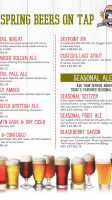 Montana Brewing Company menu