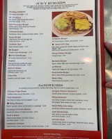 Chubby's Diner menu