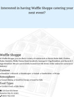 Waffle Shoppe menu