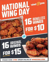 Wing Zone food