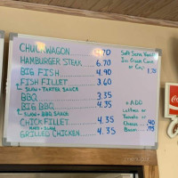 Chuck Wagon menu