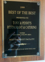 Tony Penny's food