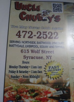 Uncle Chubby's Inc. food