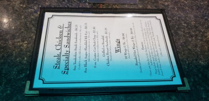 Spirits Grill menu