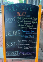 F.a.r.m. Cafe menu