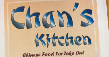 Chan's Kitchen food