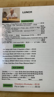 Bill's menu