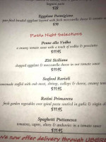 Decosta's menu