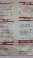 Chili Diner menu