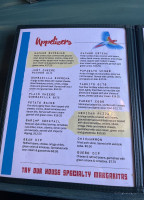 Papagayos menu