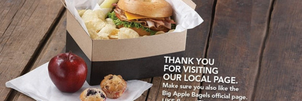 Big Apple Bagels food