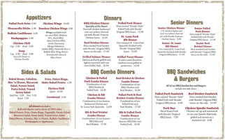 Brooks House of Bar-B-Q . menu