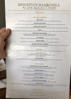 Brighton Bar And Grill menu