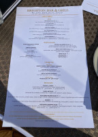 Brighton Bar And Grill menu