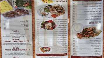 Al Kabob menu