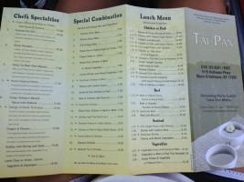 Tai Pan food