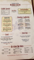 Latham '76 Diner menu