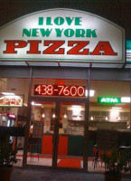 I Love New York Pizza outside