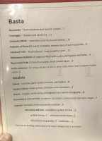 Basta menu