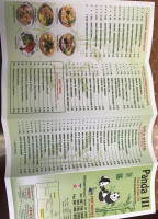 Panda Iii menu