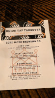 Union Coffee Company menu