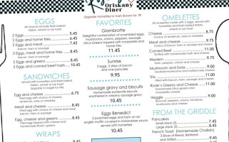 Rosie's Oriskany Diner food