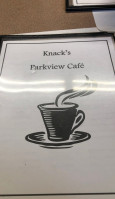 Knack's Parkview Cafe food