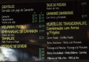 Taqueria Don Beto menu