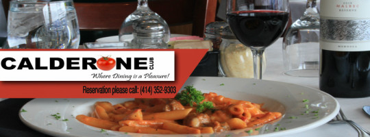 Calderone Club food