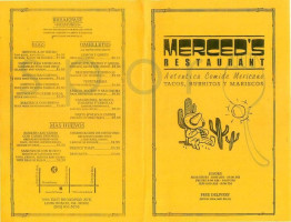 Merced's menu