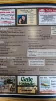 Gary's Rude Cafe menu