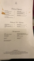 Maharaja Indian menu