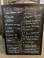 Hank's Ice Cream Shop menu