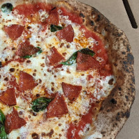 Mangia Macrina's Wood Fired Pizza food