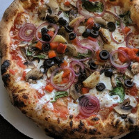 Mangia Macrina's Wood Fired Pizza inside