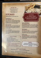 69 Steakhouse menu