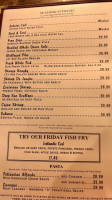 Anthony's Steakhouse Seafood menu