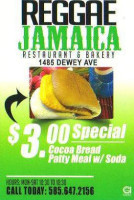 Reggae Jamaica Bakery food