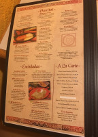 Teresa's Mexican menu