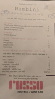 Rosso menu