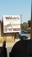 Webster's Country Burger Drive-in outside