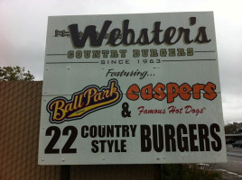 Webster's Country Burger Drive-in outside